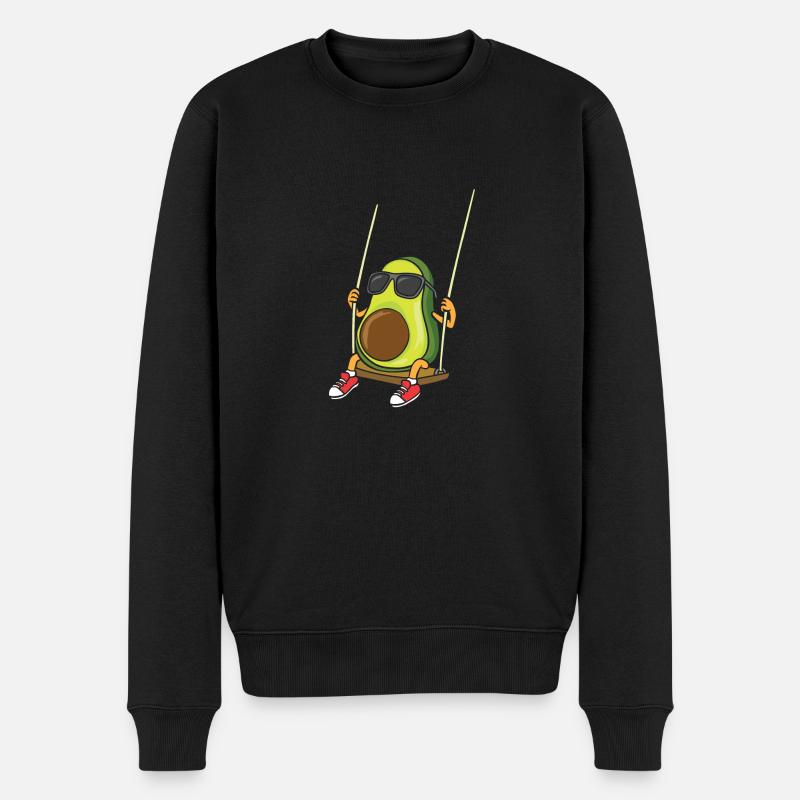 Swing d'avocat échangiste drôle - Pull Premium bio Homme - noir