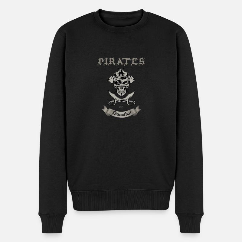 Pirate Kozar - Pull Premium bio Homme - noir