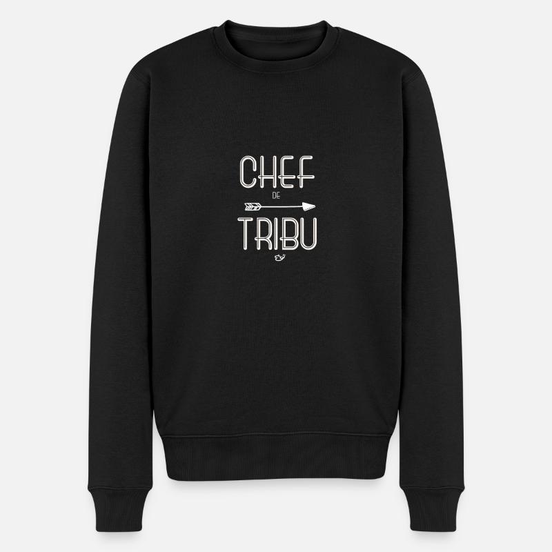 Chef Mere De Tribu - Pull Premium bio Homme - noir