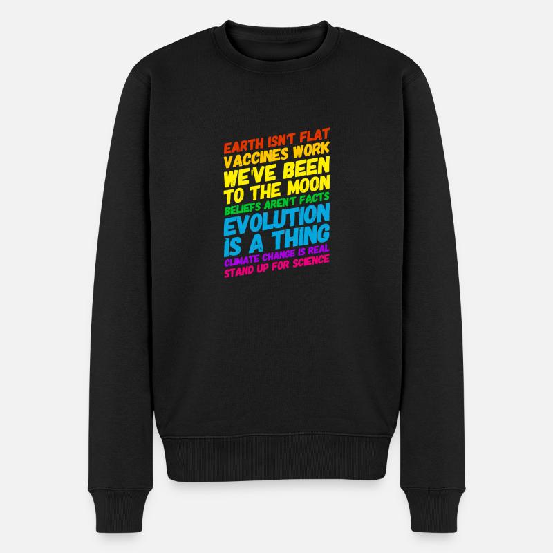 Déclaration scientifique Science 2020 - Pull Premium bio Homme - noir