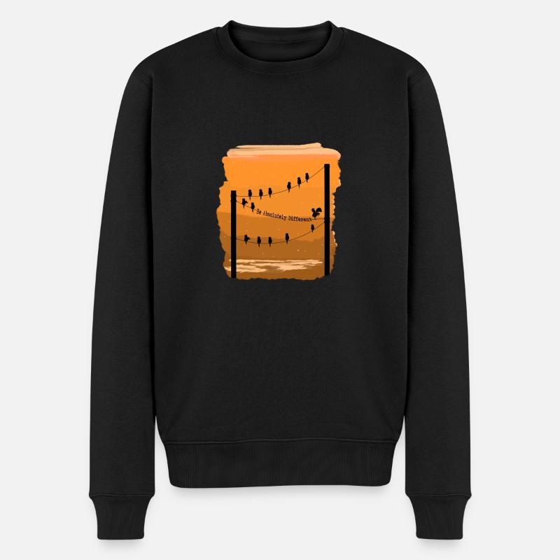 Soyez unique - poulet - Pull Premium bio Homme - noir