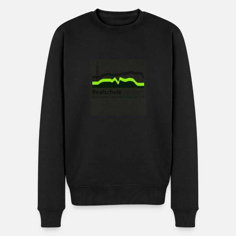 Logo der Realschule Heubach RSH Schule Heubach - Männer Premium Bio Pullover - Schwarz