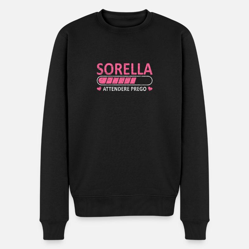 Presto Sorella - Pull Premium bio Homme - noir