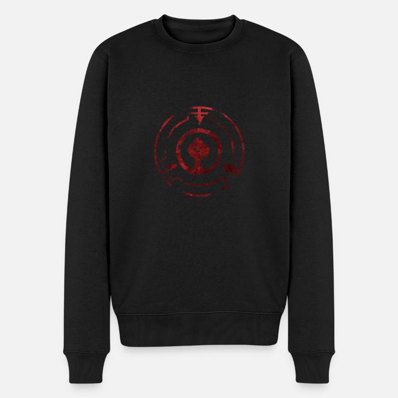 SCP MTF-Symbol - Männer Premium Bio Pullover - Schwarz