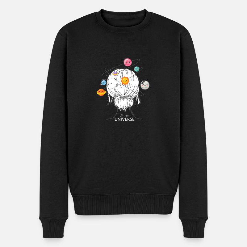 Mme Univers - Pull Premium bio Homme - noir