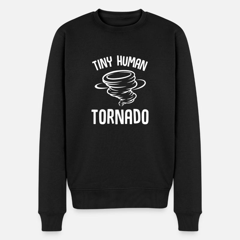 Tornade humaine minuscule - Pull Premium bio Homme - noir