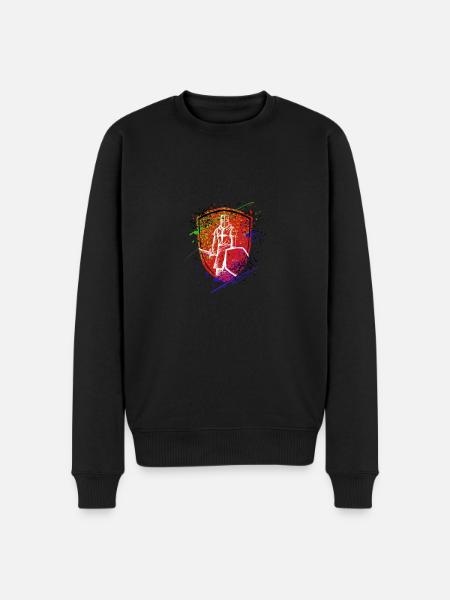 Shield Knights Templar Warrior - Men's Premium Organic Jumper - black