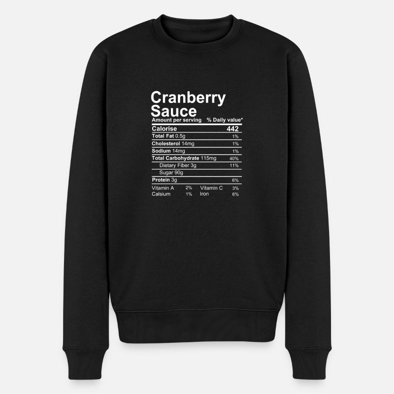 sauce aux canneberges - Pull Premium bio Homme - noir