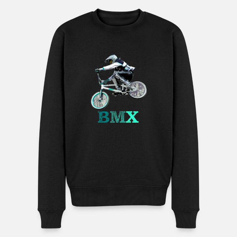 bmx racing - Pull Premium bio Homme - noir
