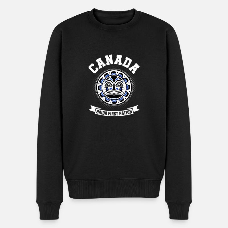 Canada Natives Haida M-2 - Pull Premium bio Homme - noir