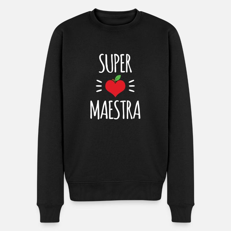 Super Maestra Latina Fun Cadeau - Pull Premium bio Homme - noir