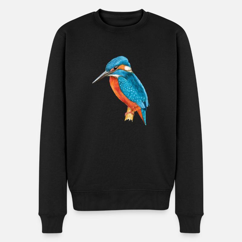 Martin-pêcheur - Pull Premium bio Homme - noir