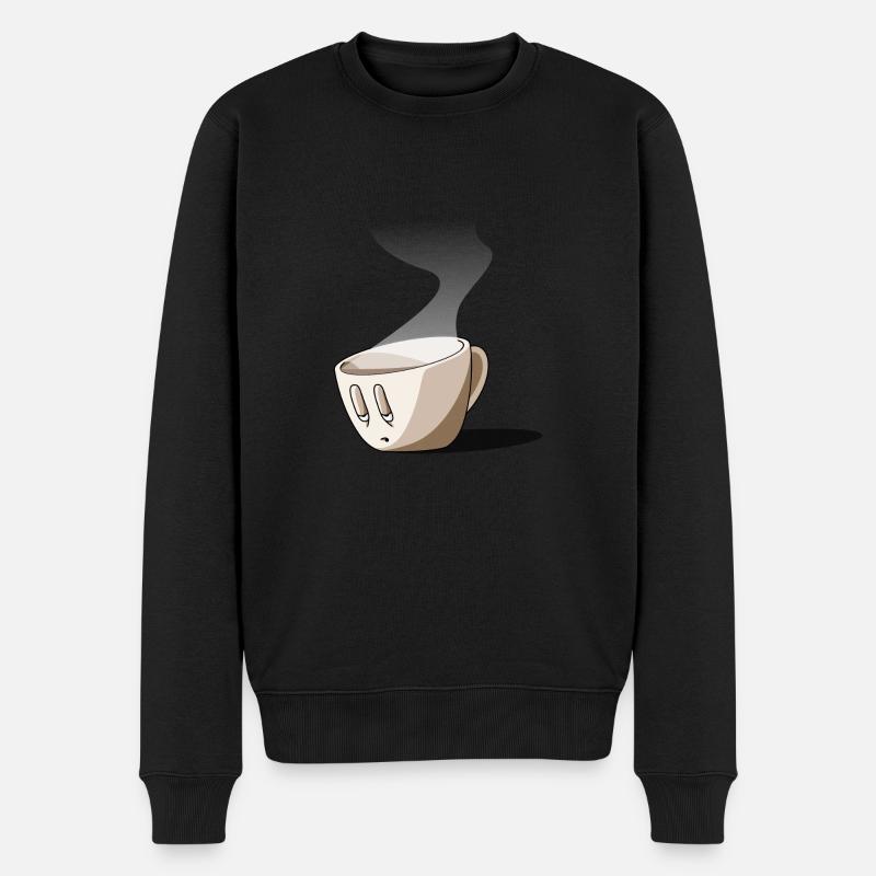 Coffee... - Pull Premium bio Homme - noir