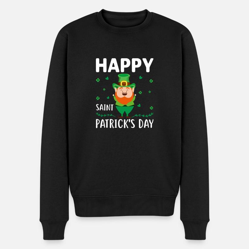 Bonne Saint-Patrick - Pull Premium bio Homme - noir