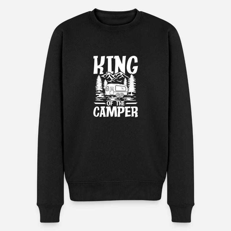 Roi du campeur - Pull Premium bio Homme - noir