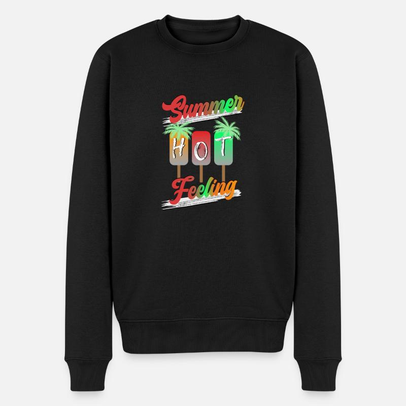 Sentiment d’été - Pull Premium bio Homme - noir