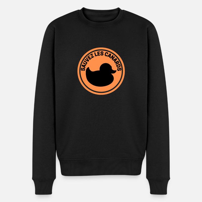 Sauvez les canards - Pull Premium bio Homme - noir