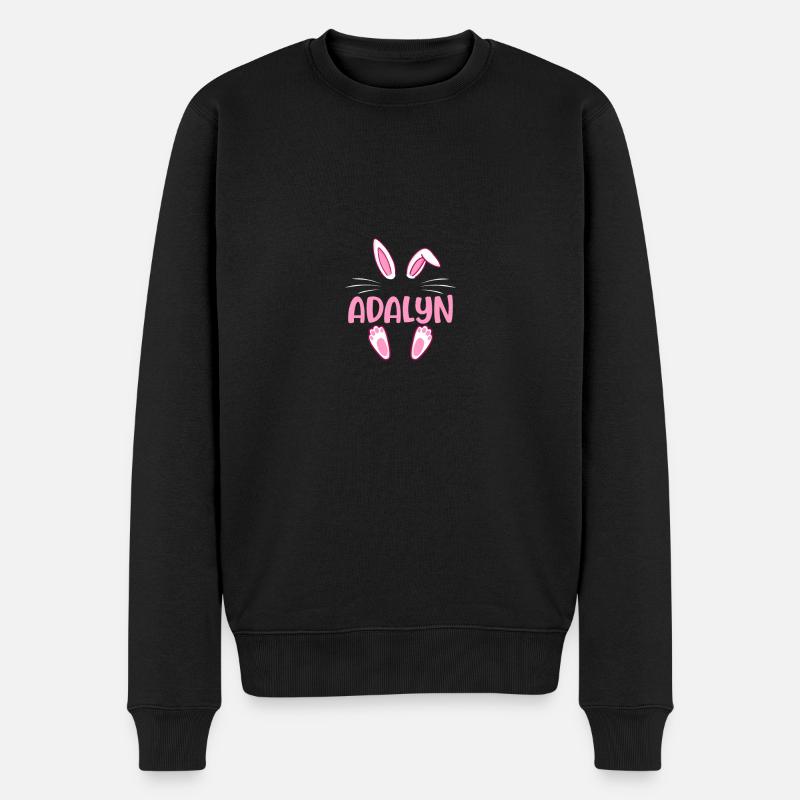 ADALYN Easter - Männer Premium Bio Pullover - Schwarz