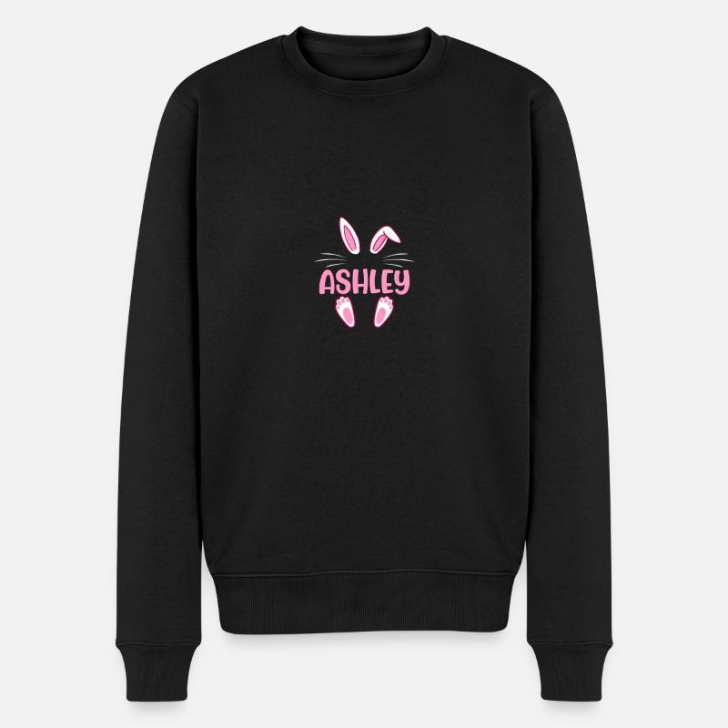 ASHLEY Pâques - Pull Premium bio Homme - noir