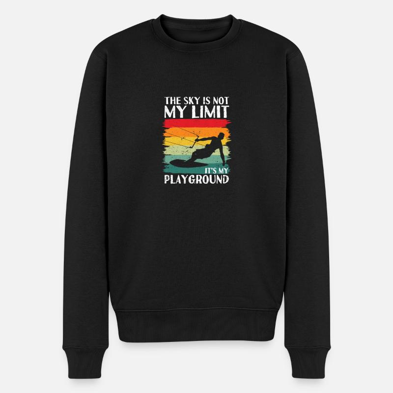 Fun Kitesurf Kiteboard amateurs - Pull Premium bio Homme - noir