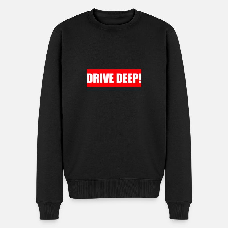 Tiefergelegt Tuning Auto - Männer Premium Bio Pullover - Schwarz