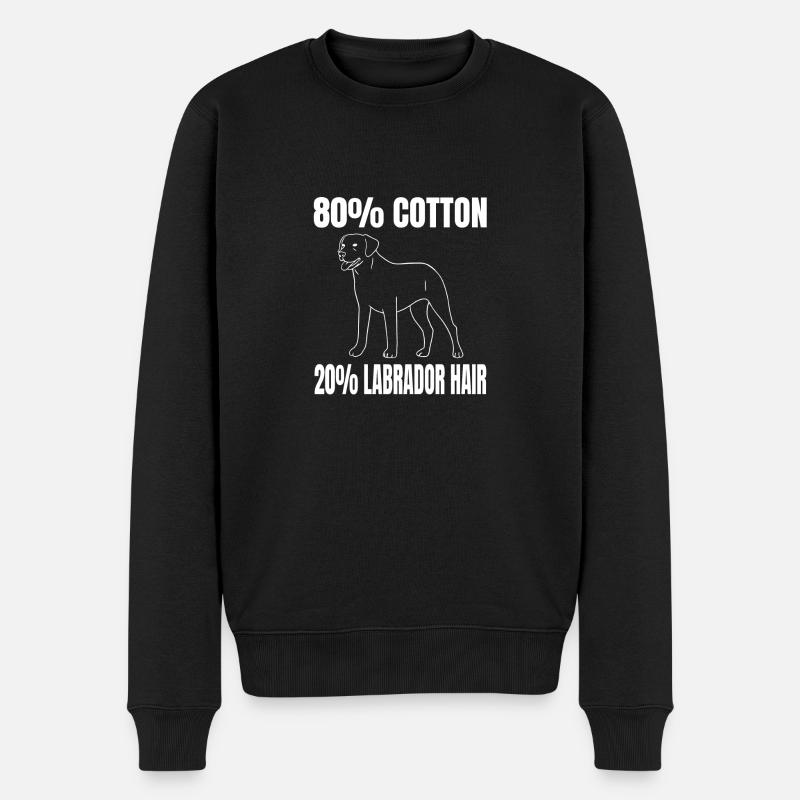 Chiens Labrador Chien De compagnie Cadeau Propriétaire de chien - Pull Premium bio Homme - noir