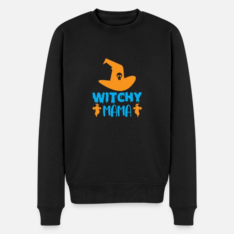 Witchy mama - humour maman halloween - Pull Premium bio Homme - noir