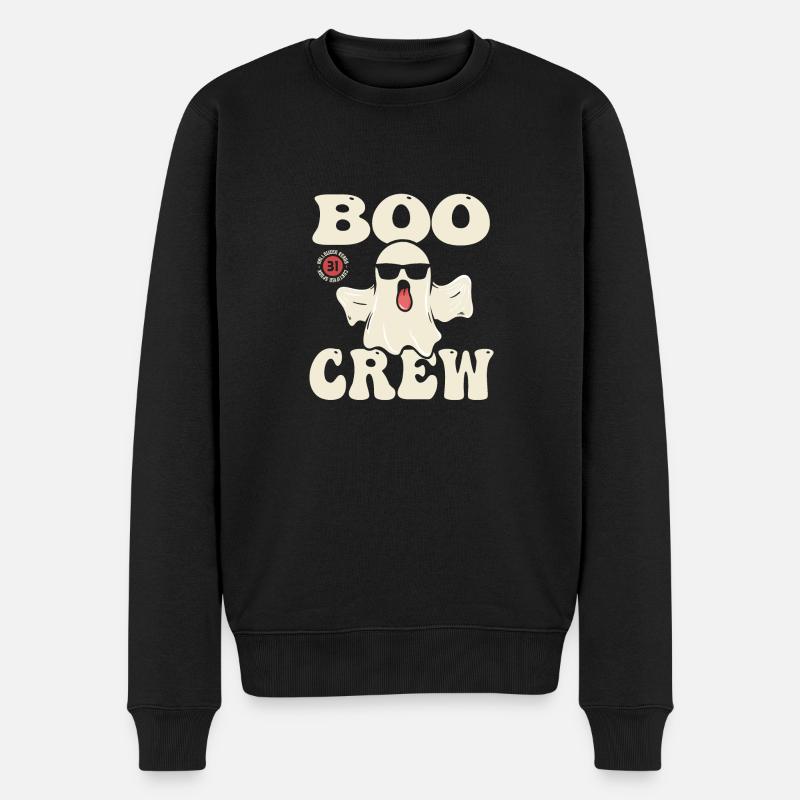 BOO CREW - Halloween - Pull Premium bio Homme - noir