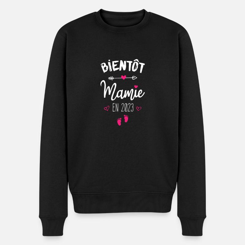 Bientôt Mamie En 2023 - Pull Premium bio Homme - noir