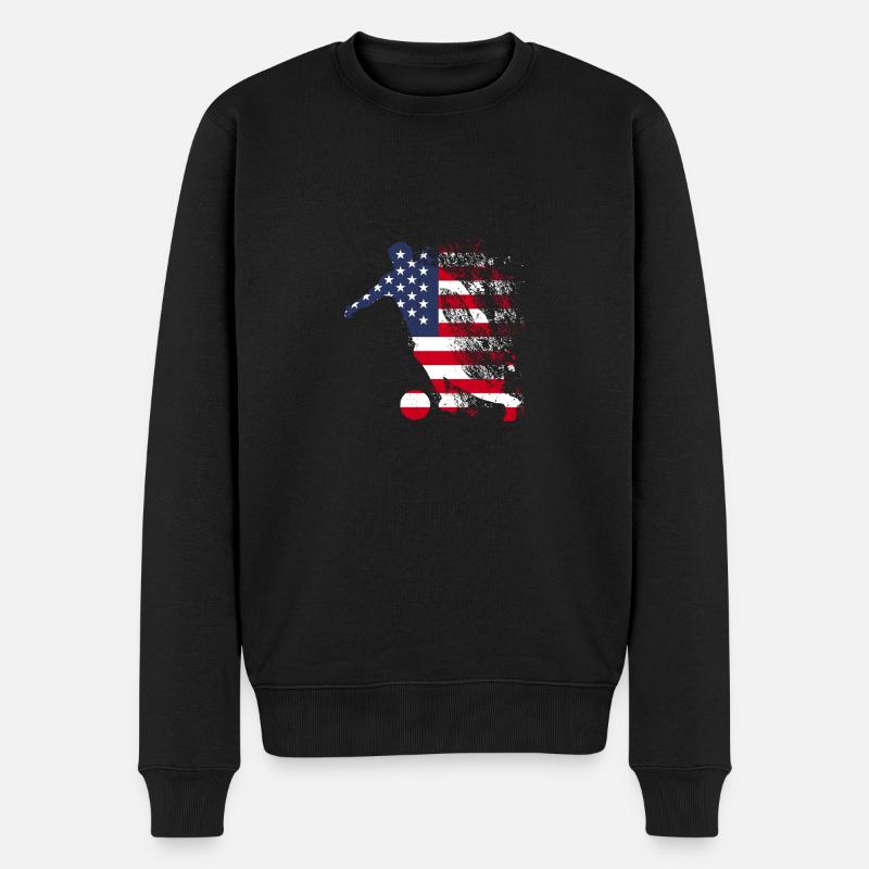Équipe nationale des États-Unis - Pull Premium bio Homme - noir