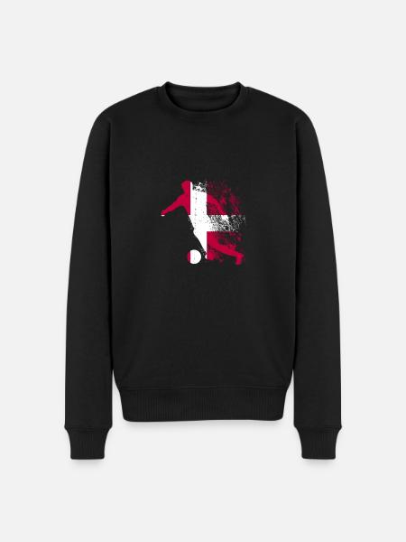 Équipe nationale du Danemark - Pull Premium bio Homme - noir