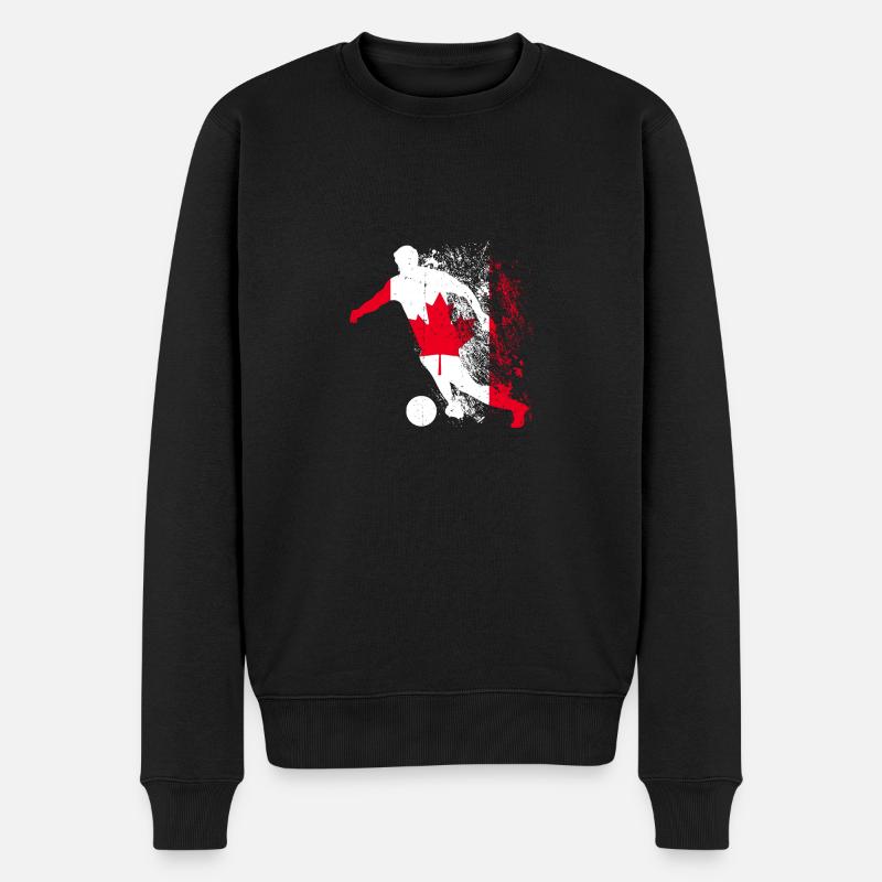 Nationalmannschaft Kanada Fußball Weltmeister - Männer Premium Bio Pullover - Schwarz
