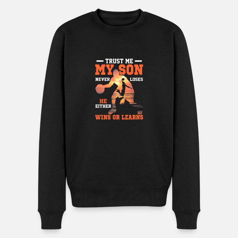 trust me my son - lovers basket - Pull Premium bio Homme - noir