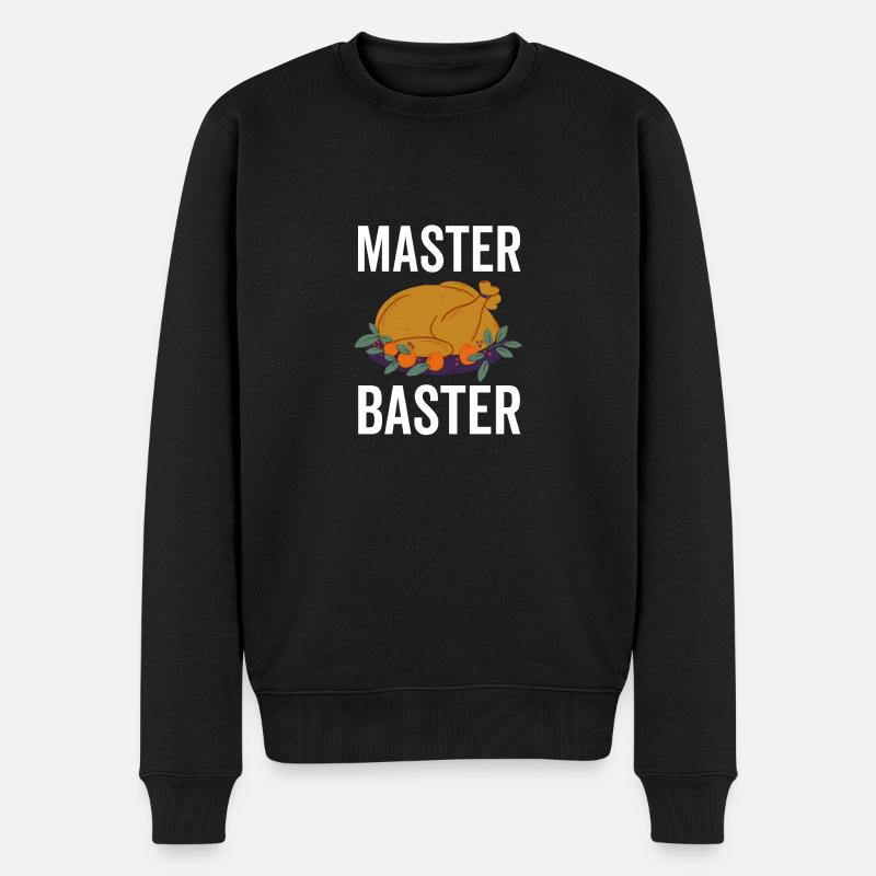 Maître Baster - Pull Premium bio Homme - noir