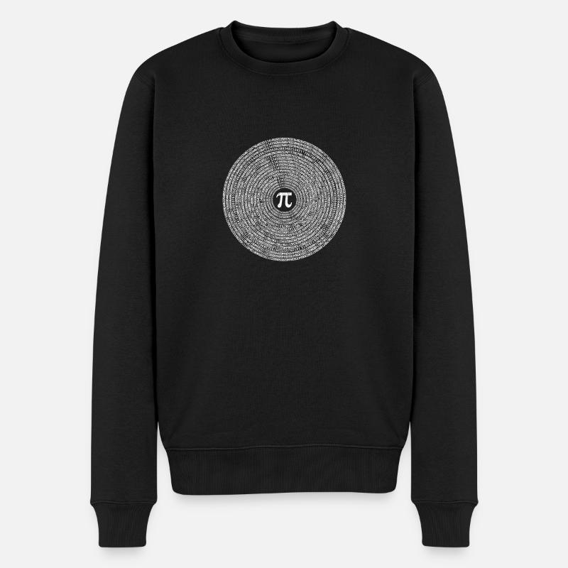 10000 chiffres Pi signe math amoureux math math - Pull Premium bio Homme - noir