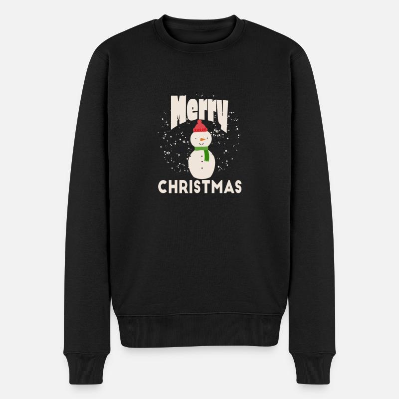 Joyeux Noël Neige - Pull Premium bio Homme - noir