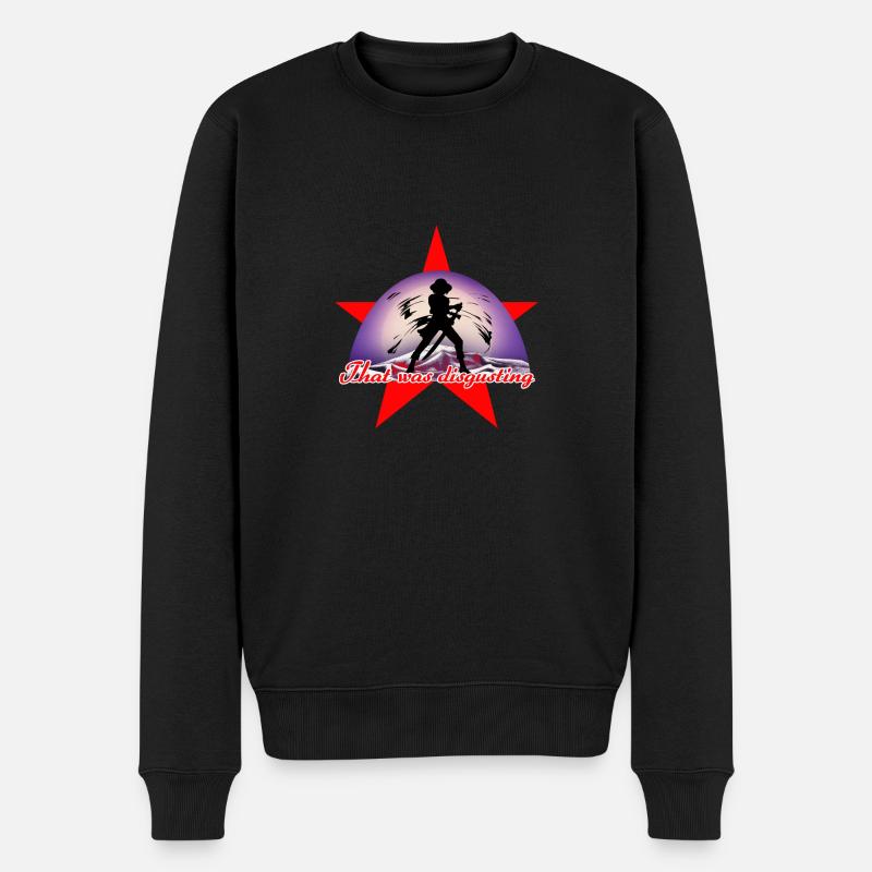 Red Star - Anime - Pull Premium bio Homme - noir