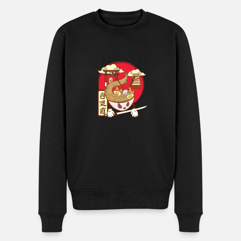 Kawaii Ramen - Pull Premium bio Homme - noir