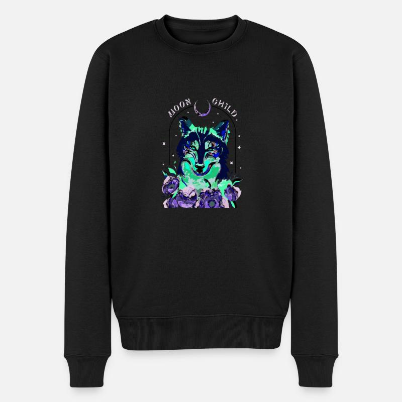 Loup - Pull Premium bio Homme - noir