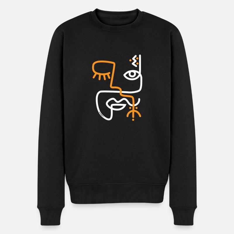 TIFINAGH ALPHABET AMAZIGH - Pull Premium bio Homme - noir