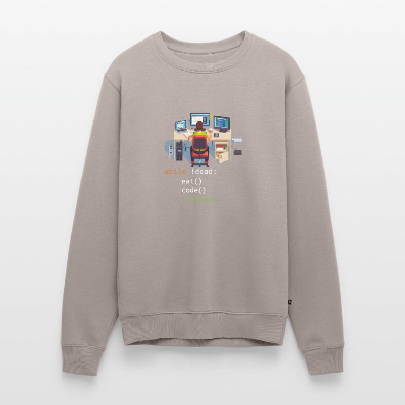 Informatique Python Programmeur Manger Code Sommeil Pull Premium bio Homme
