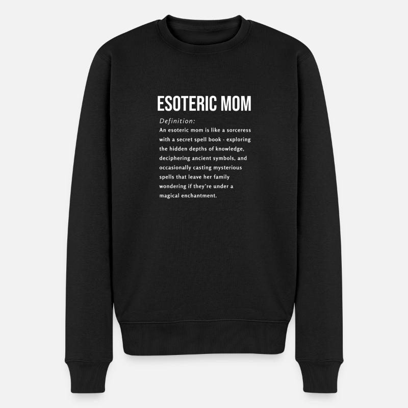 Maman ésotérique disant anglais - Pull Premium bio Homme - noir