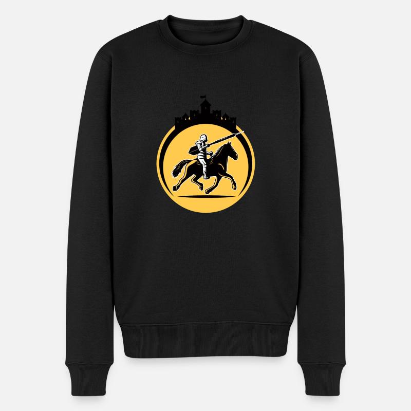le Dart Rider - Pull Premium bio Homme - noir