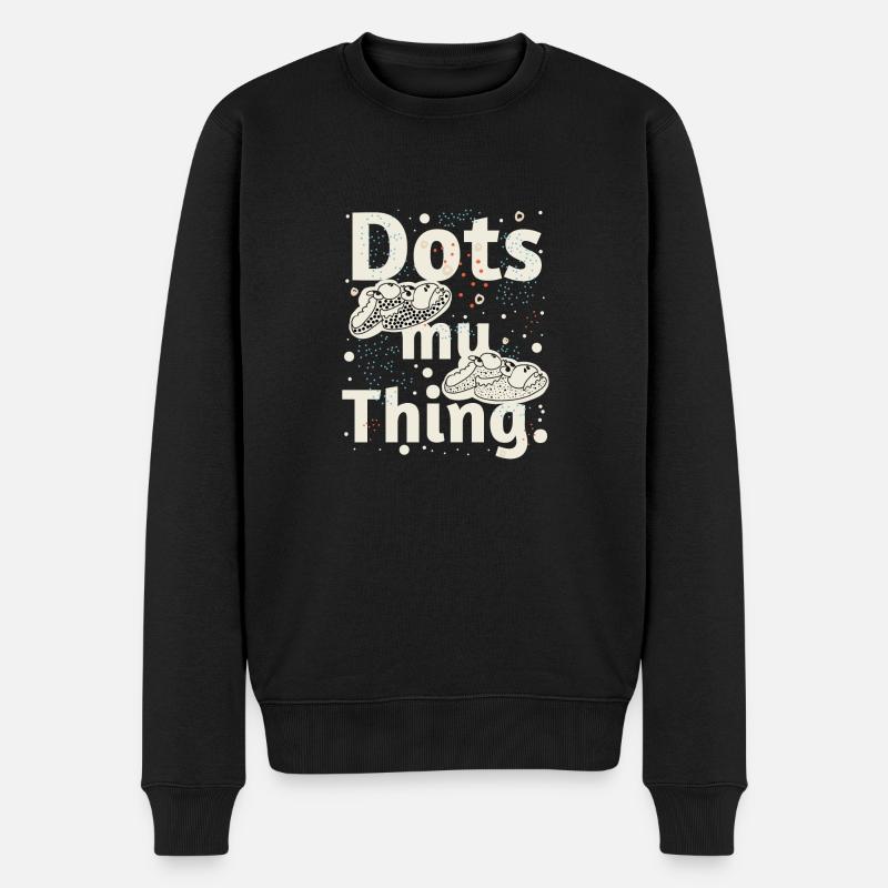 Point Lover - Journée des points - Pull Premium bio Homme - noir