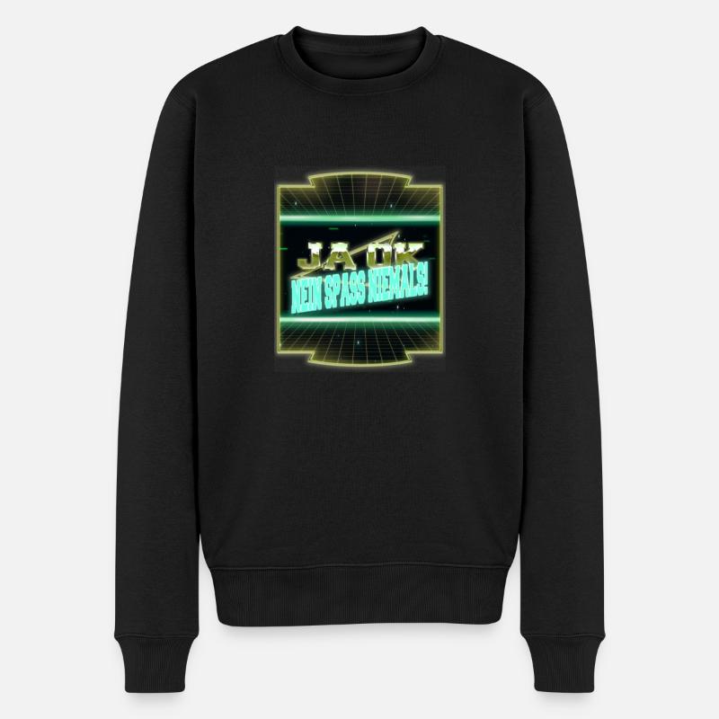 cool spruch statement weihnachten geschenkidee - Männer Premium Bio Pullover - Schwarz