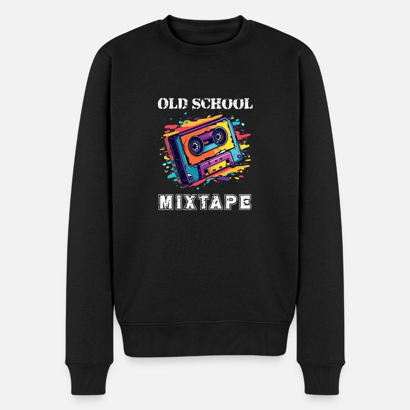 J’aime ma mixtape - Pull Premium bio Homme - noir