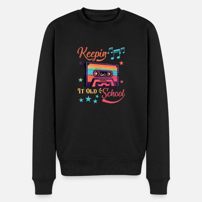 J’aime ma mixtape - Pull Premium bio Homme - noir