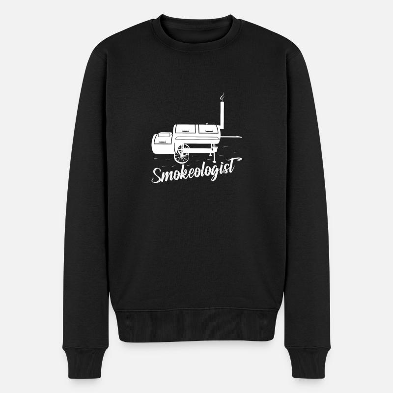 Smokeologist Smoker BBQ Grillades - Pull Premium bio Homme - noir