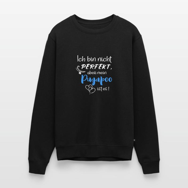Perfekter Pugapoo - Pudel Mops Mix Männer Premium Bio Pullover