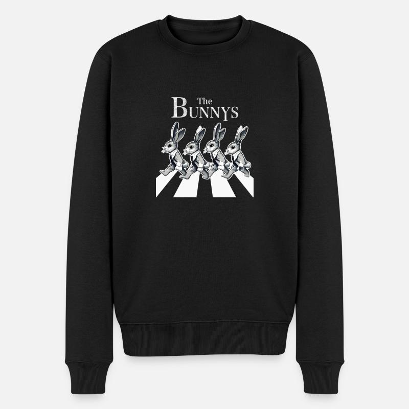 Lapins - Pull Premium bio Homme - noir